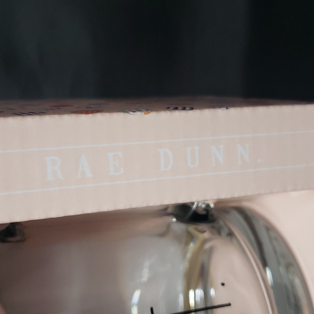Rae Dunn by Enchante NWT Clear Glass "HOP TO IT" 18 oz. Mug - Picture 2 of 7